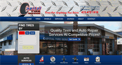 Desktop Screenshot of capitaltireservice.com